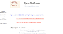 Desktop Screenshot of operadacamera.co.uk